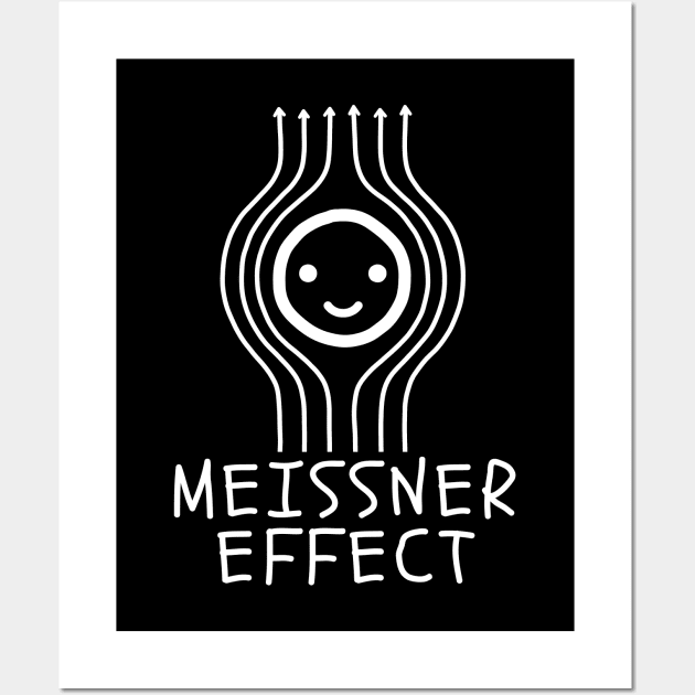 MEISSNER EFFECT Physics Superconductor Science Magnetic Field Wall Art by Decamega